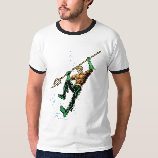 Aquaman with Spear T-Shirt (Front)