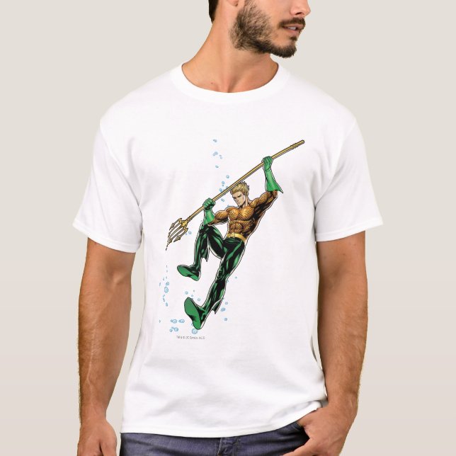 Aquaman with Spear T-Shirt (Front)