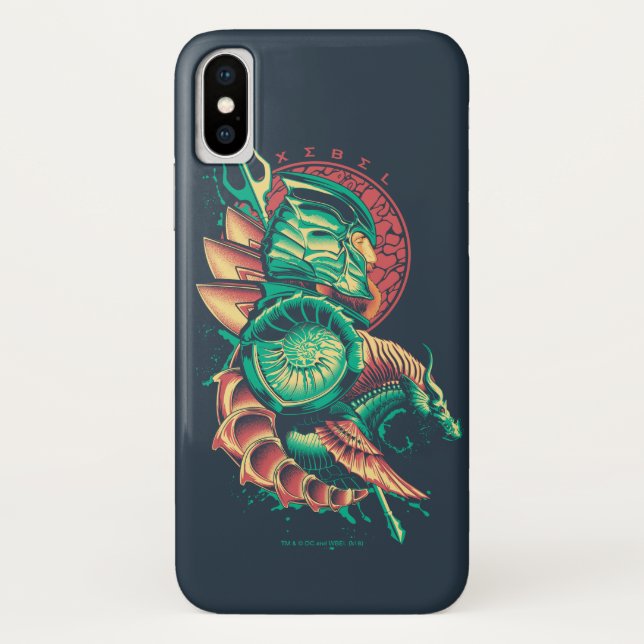Aquaman | Xebel King Nereus Graphic Case-Mate iPhone Case (Back)