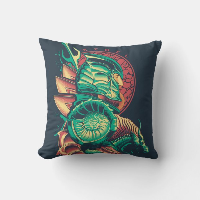 Aquaman | Xebel King Nereus Graphic Cushion (Front)