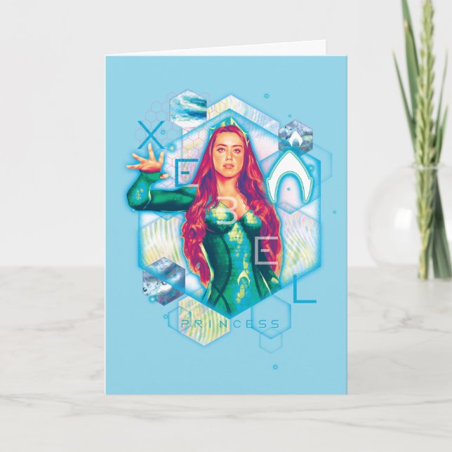 Aquaman | Xebel Princess Mera Hexagonal Graphic Card (Front)