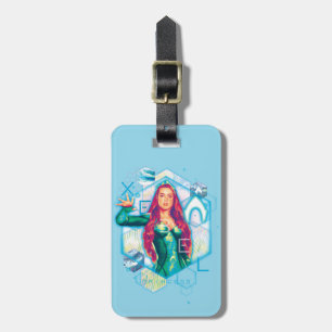 Aquaman Xebel Princess Mera Hexagonal Graphic Luggage Tag