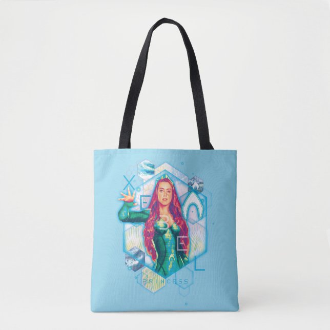 Aquaman | Xebel Princess Mera Hexagonal Graphic Tote Bag (Front)