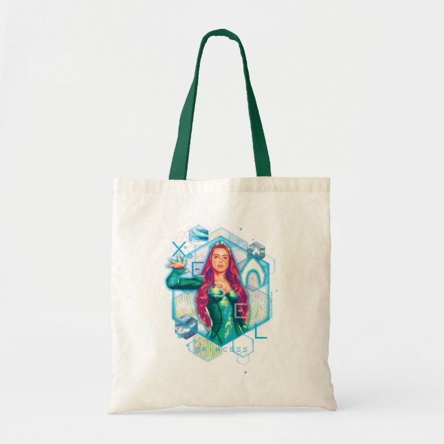 Aquaman | Xebel Princess Mera Hexagonal Graphic Tote Bag (Front)