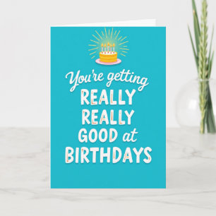 Aquamarine Birthday Card