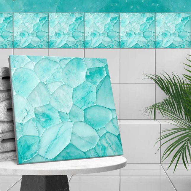 Aquamarine - cells abstract tile (Creator Uploaded)