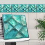 Aquamarine - cells collage tile<br><div class="desc">Aquamarine - cells collage</div>