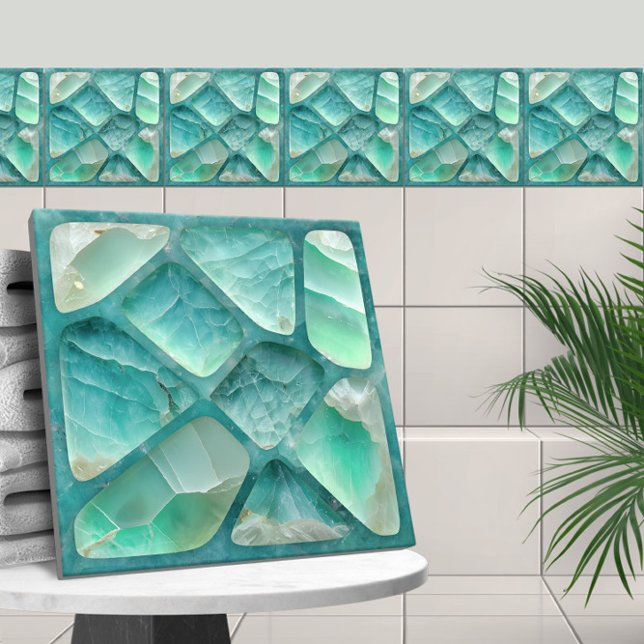 Aquamarine - cells collage tile (Creator Uploaded)
