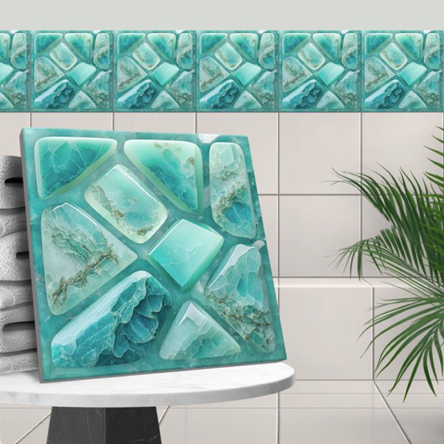 Aquamarine - cells collage tile (Creator Uploaded)