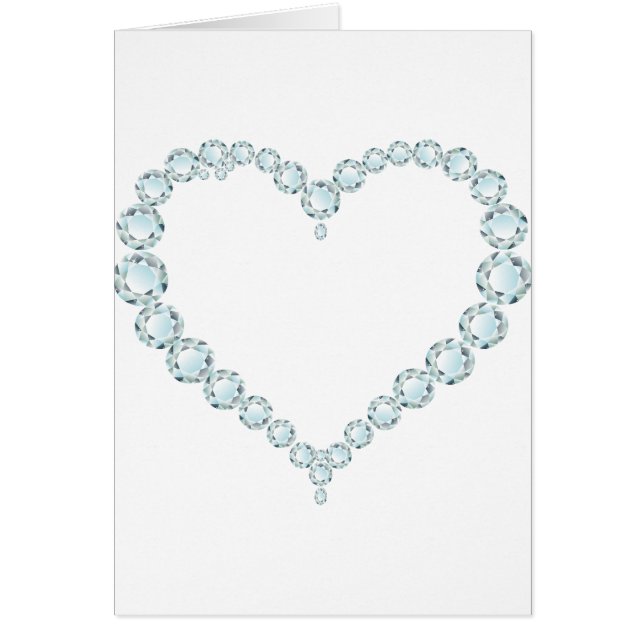 Aquamarine Gem Heart (Front)
