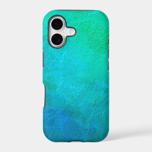 Aquamarine Green Blue Ice Abstract Art