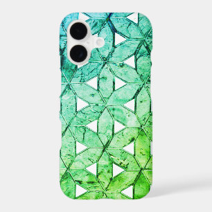 Aquamarine green Mosaic flower of life
