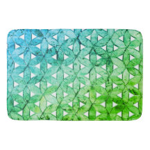 Aquamarine green Mosaic | flower of life