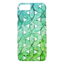Aquamarine green Mosaic | flower of life