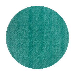 Aquamarine Leather: Fashionable Snake Texture. Cutting Board