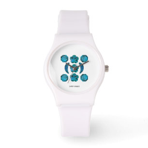 Aquamarine Motif Watch
