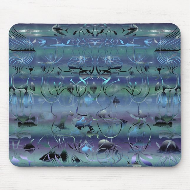 Aquamarine Mousepad (Front)