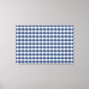 Aquamarine Pattern Canvas Print