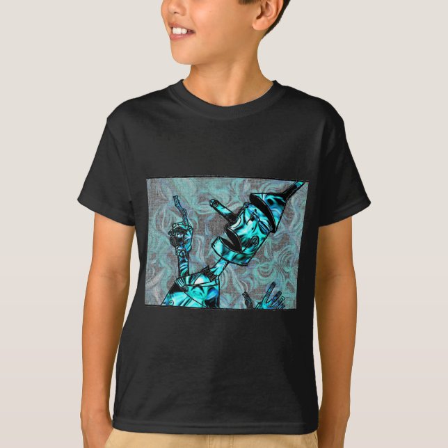 Aquamarine Tin Man T-Shirt (Front)