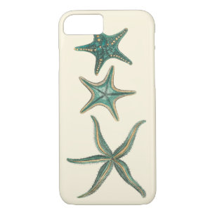 Aquamarine Triple Starfish Case-Mate iPhone Case