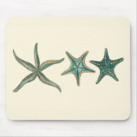 Aquamarine Triple Starfish
