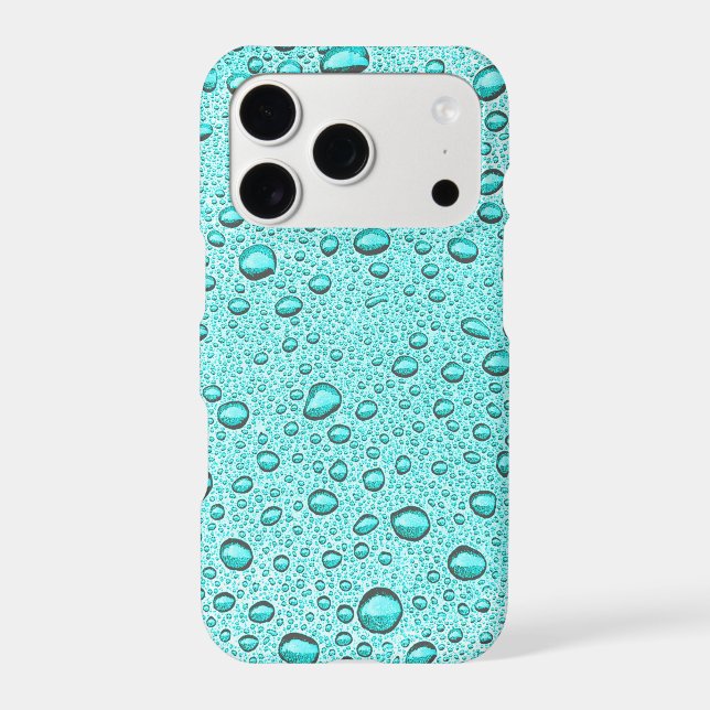 Aquamarine water droplets (Back)