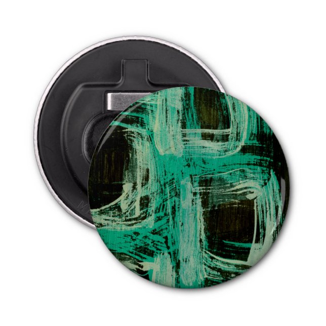 Aquamarine Windows I Bottle Opener (Front)