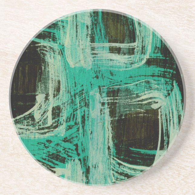 Aquamarine Windows I Coaster (Front)