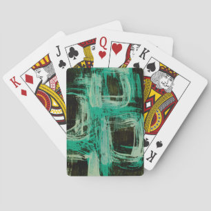 Aquamarine Windows I Playing Cards