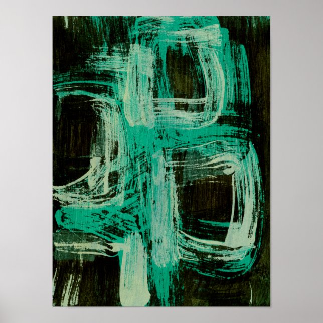 Aquamarine Windows I Poster (Front)