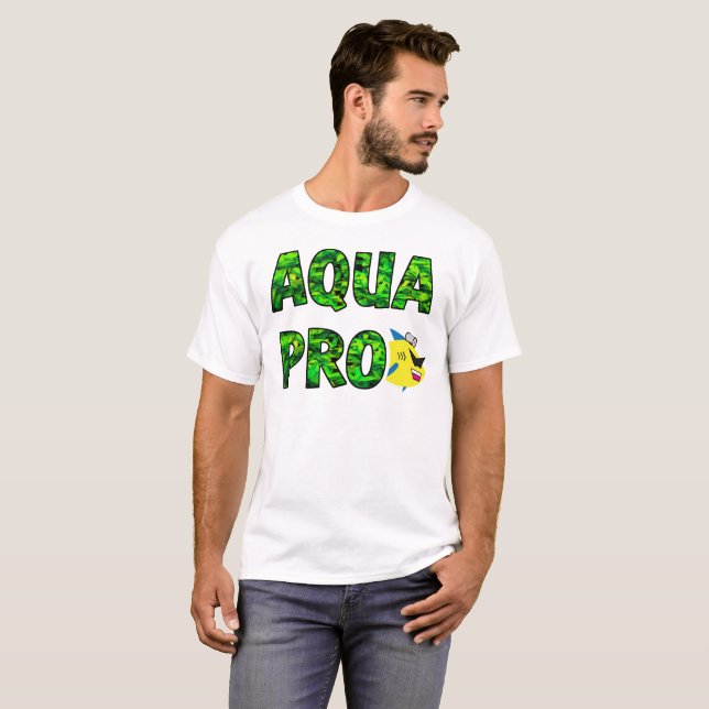 AQUAPRO Stacked Leaf Logo T-Shirt (Front Full)