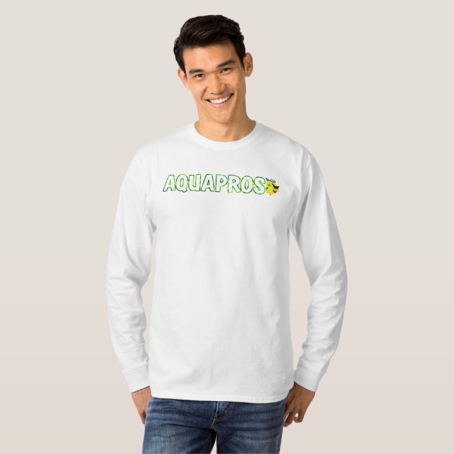 AQUAPROS Leaf Boarder Long Sleeve Shirt (Front Full)