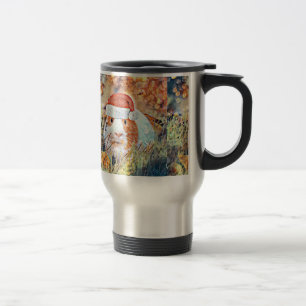 aquarell christmas guinea travel mug
