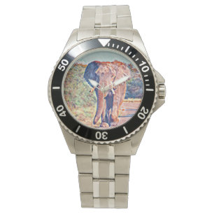 aquarell elephant watch