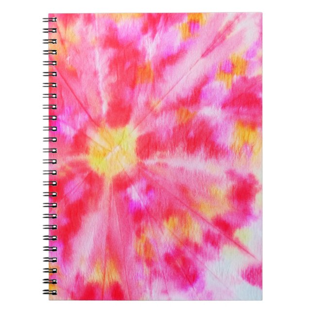 Aquarelle Creative Tone. Brush Gold. Ginger Tie Dy Notebook (Front)