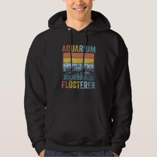 Aquarian aquarium whisper vintage retro hoodie