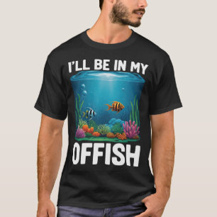 Aquarium Art For Men Women Fish Keeper Coral Fish  T-Shirt