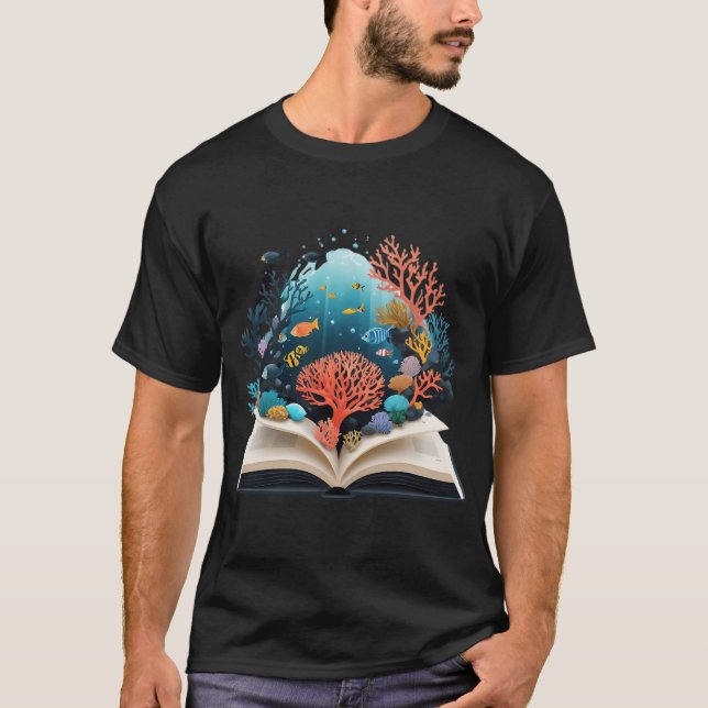 Aquarium Book T-Shirt (Front)