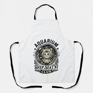 Aquarium Deep Sea Cat Funny Cat Graphic - Aquarium Apron