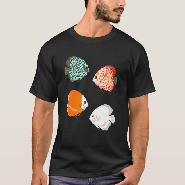 Aquarium Discus Fish T-Shirt (Front)