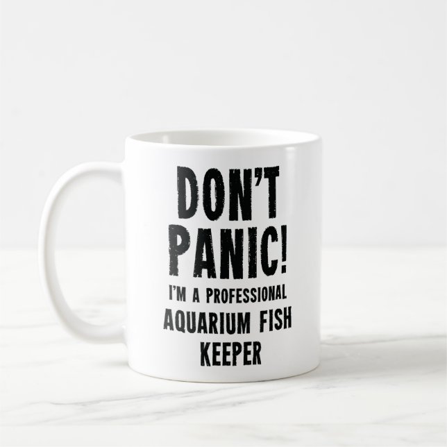 Aquarium Fish Keeper Coffee Mug (Left)