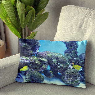 Aquarium Fish Lumbar Pillow