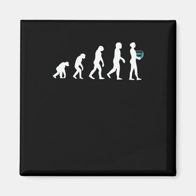 Aquarium Fishkeeper Evolution Magnet (Front)