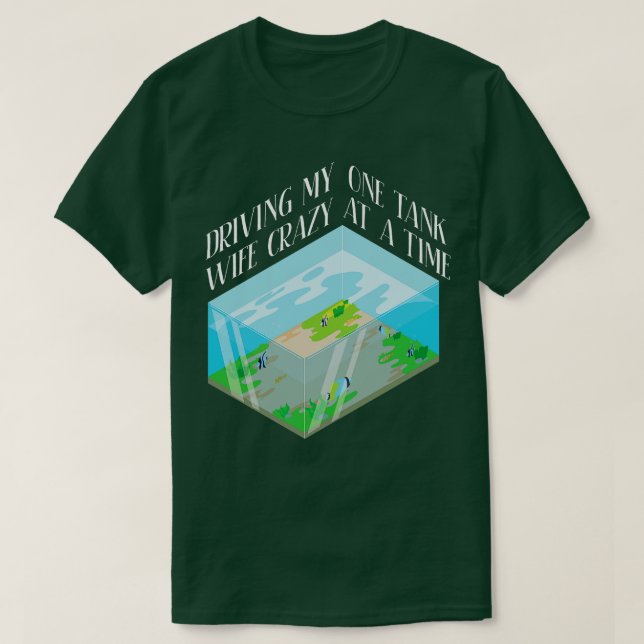 Aquarium Fishkeeping T-Shirt (Design Front)