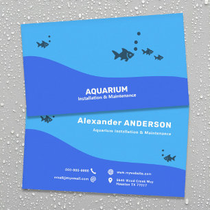 Aquarium Installation & Maintenance - Fish  Business Card