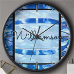 Aquarium Jellyfish 0925 Clock<br><div class="desc">Painting "San Francisco Aquarium Jellyfish 0925" Collection Customise your wall clock to create a functional wall décor statement piece to perfectly match your home décor, show off, or give as a personalised gift. Personalise on the product page or click the "Customise" button for more design options. Design created from my...</div>