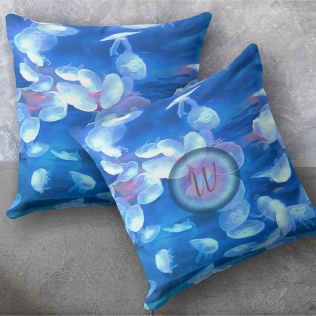 Aquarium Jellyfish 0925 Cushion (Creator Uploaded)