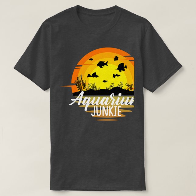 Aquarium Junkie T-Shirt (Design Front)