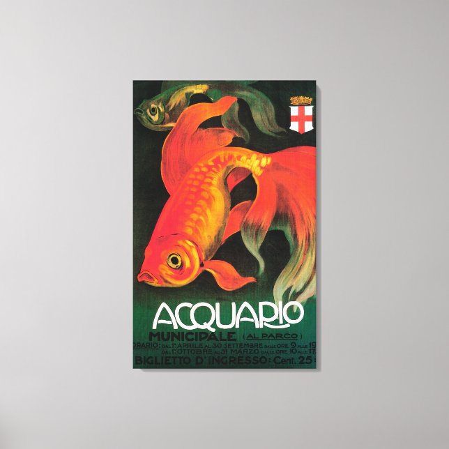 Aquarium & Municipal Park Promotional Poster Canvas Print (Front)