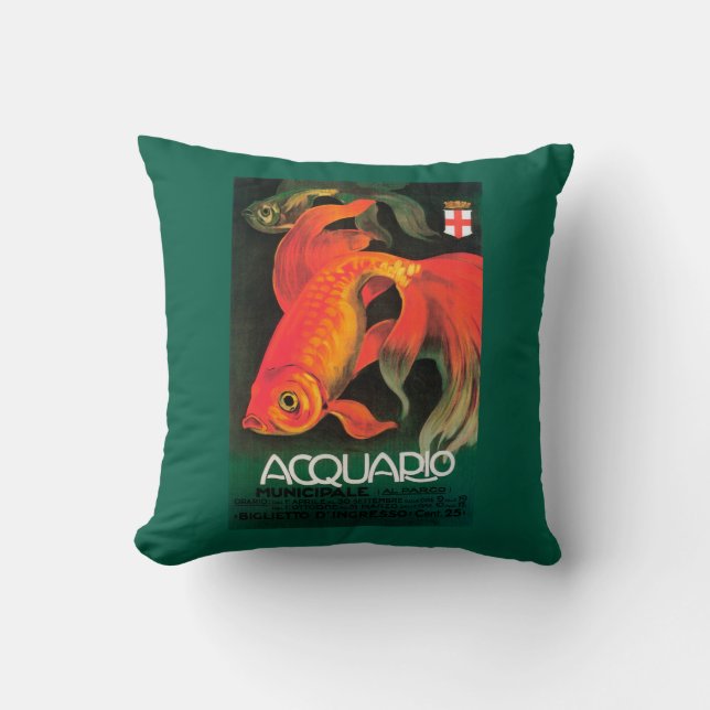 Aquarium & Municipal Park Promotional Poster Cushion (Front)